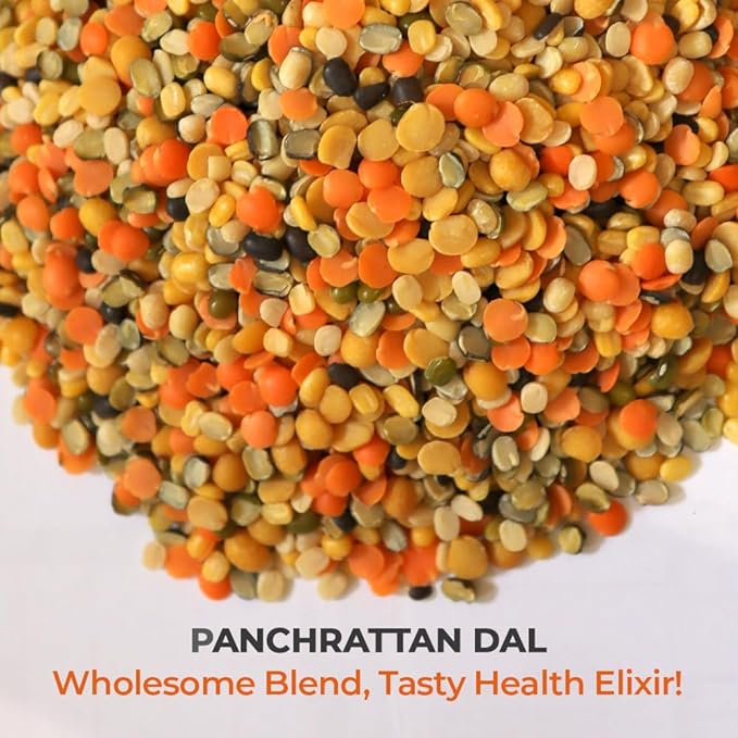 Pride Of India Indian Bean & Lentil Superfood 5 Delicious Panchratna Dal Mix, 3 lbs Jar