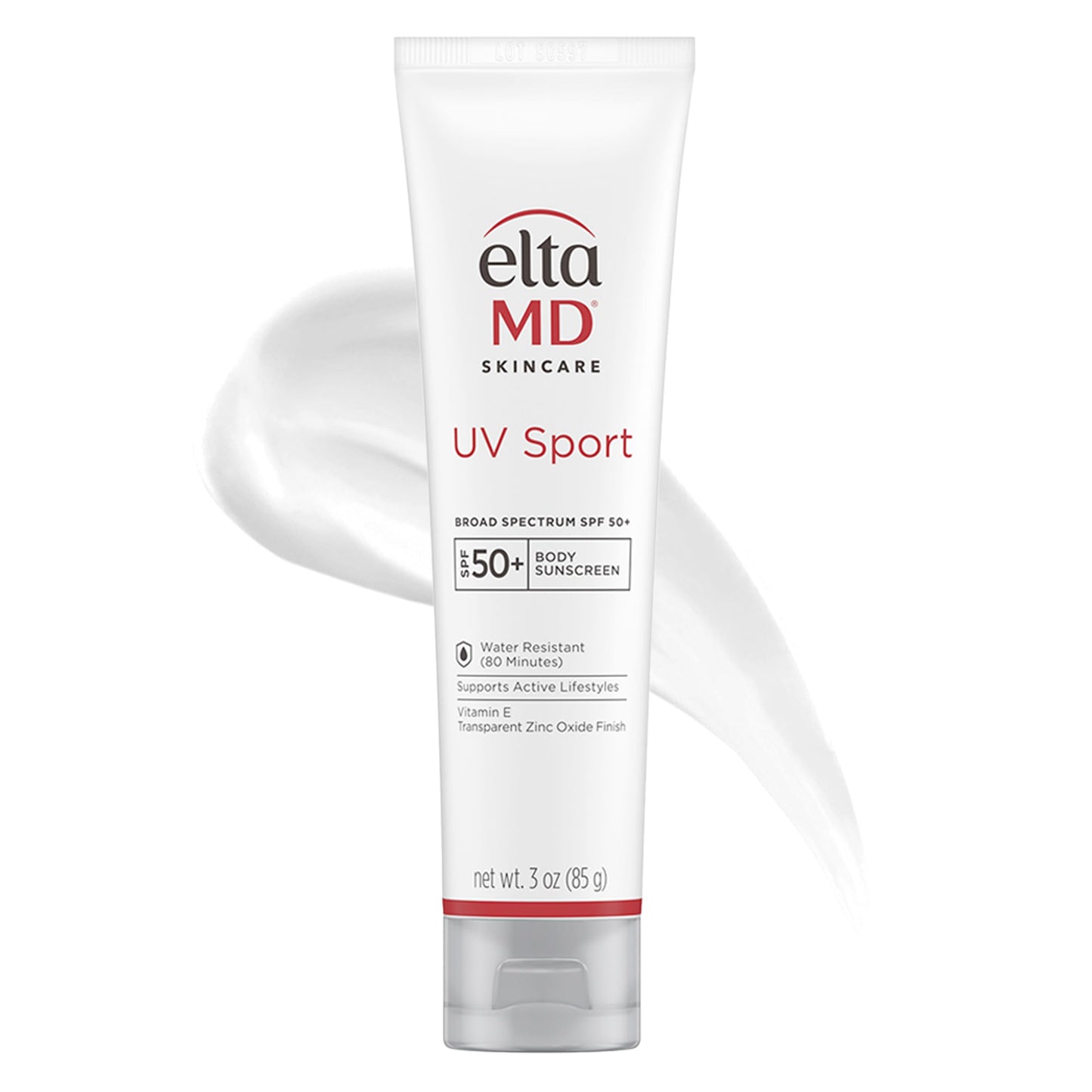 EltaMD UV Sport Sunscreen, Water and Sweat Resistant 80 Min, SPF 50, 3 oz