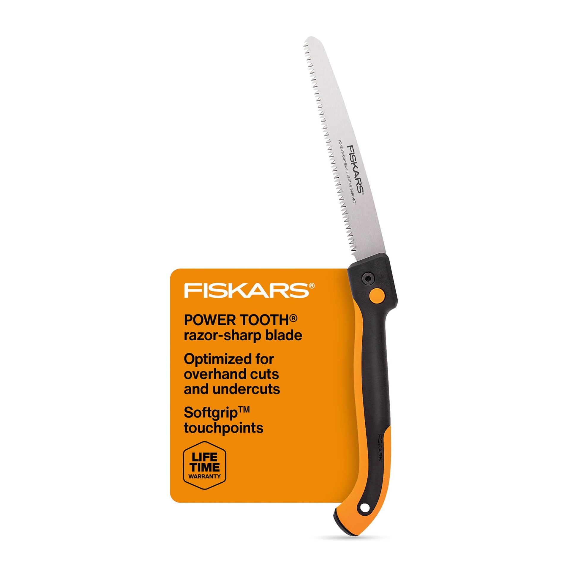Fiskars 10" Folding Pruning Saw with Dual Position Locking Blade
