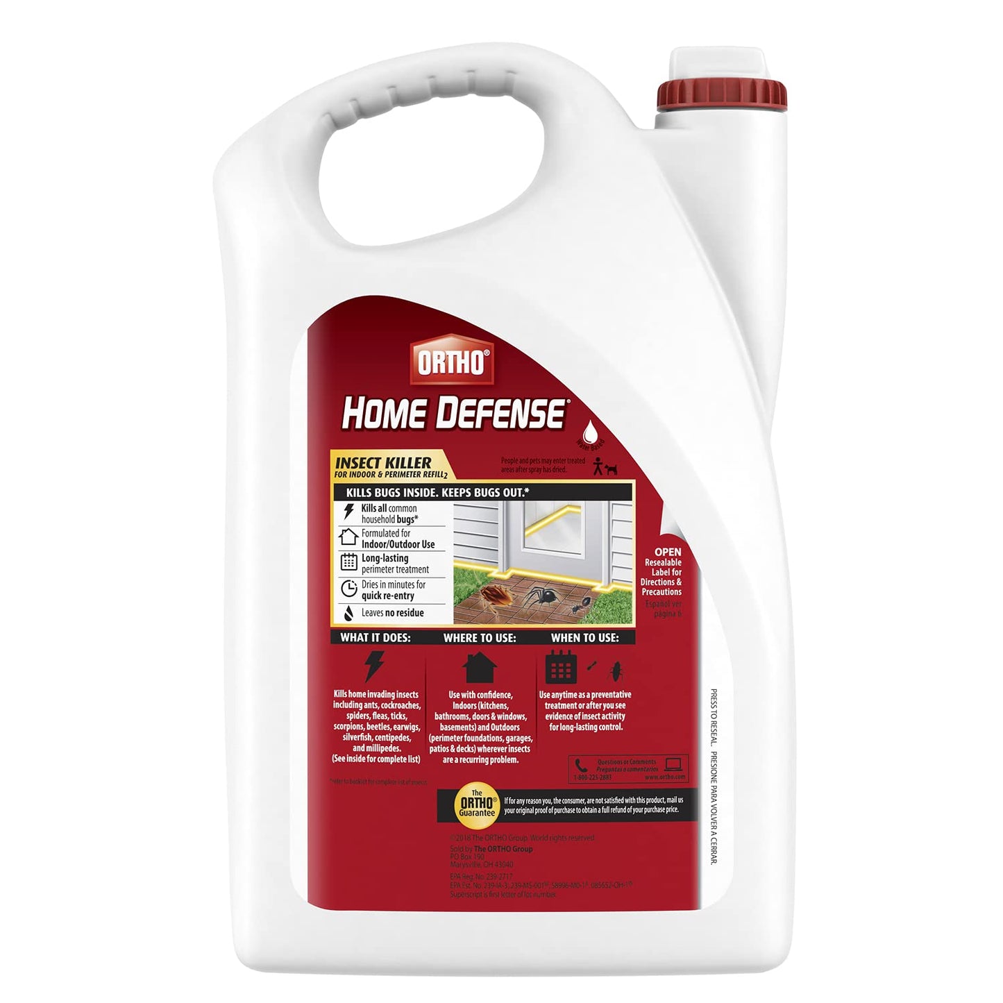 Ortho Home Defense Insect Killer for Indoor & Perimeter Refill2, 1.33 gal.