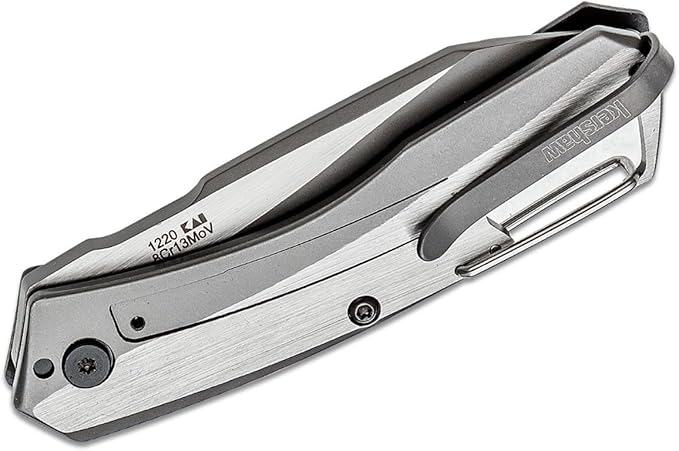 Kershaw Reverb Pocket Knife, 2.5-in. 8Cr13MoV Manual Open Blade, Lightweight, Outdoor Knife for Hiking, Camping