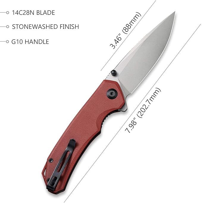 Civivi C2102B Brazen Burgundy G10 Handle