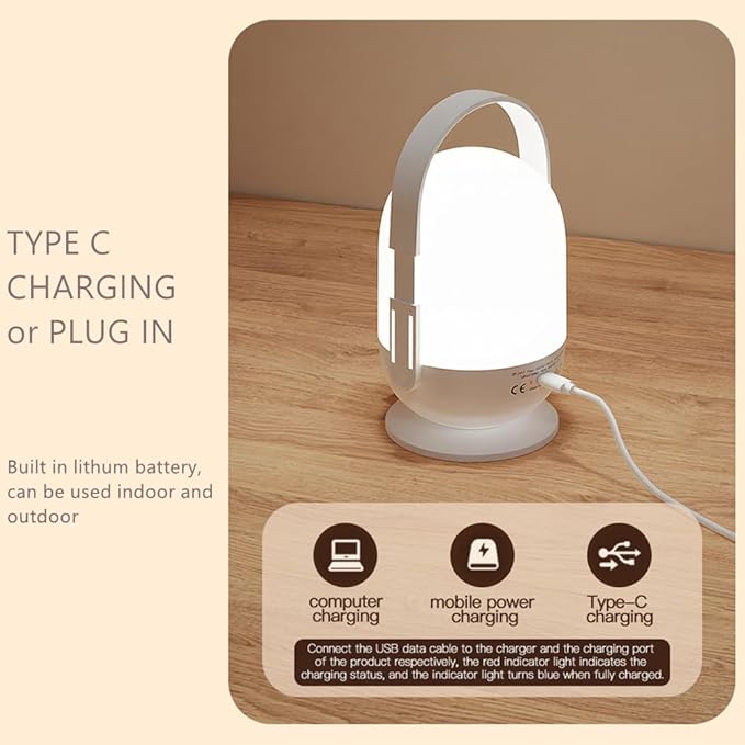 Lanterns for Power Outages, Dimmable Rechargeable Battery Operated Lights, Portable Outdoor Camping Lights for Hiking Emergency Survival (1)