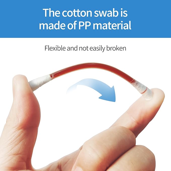 Svaha Povidone Iodine Swabsticks - 250 Individually Wrapped Sticks Iodine Cotton Swabs per Box for Home, Travel, First Aid Wound Cleansing, and Pet Scratch Care