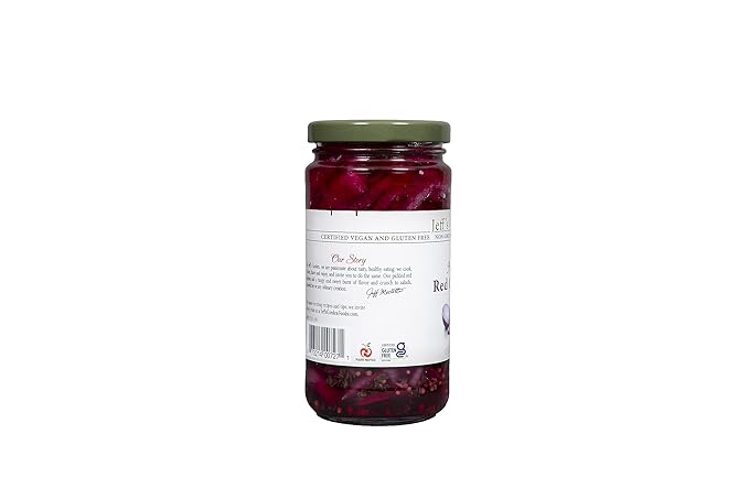 Jeff's Garden Pickled Onion Pack, Pickled Red Onion & Spicy Pickled Onion | Gluten Free | 12 Fluid Ounce Jar (Pack of 2)