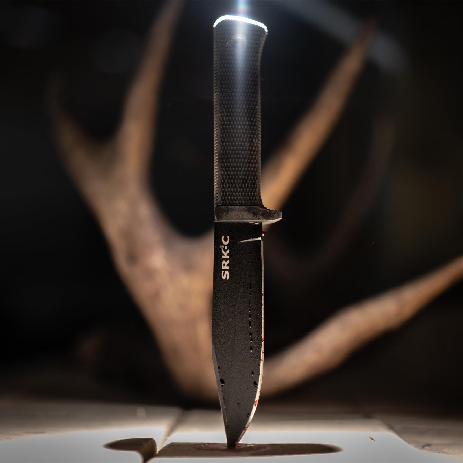 COLD STEEL SRK Compact 5" SK-5 Clip Point Razor-Sharp Blade 4.5" Durable Kray-Ex Handle Tactical
