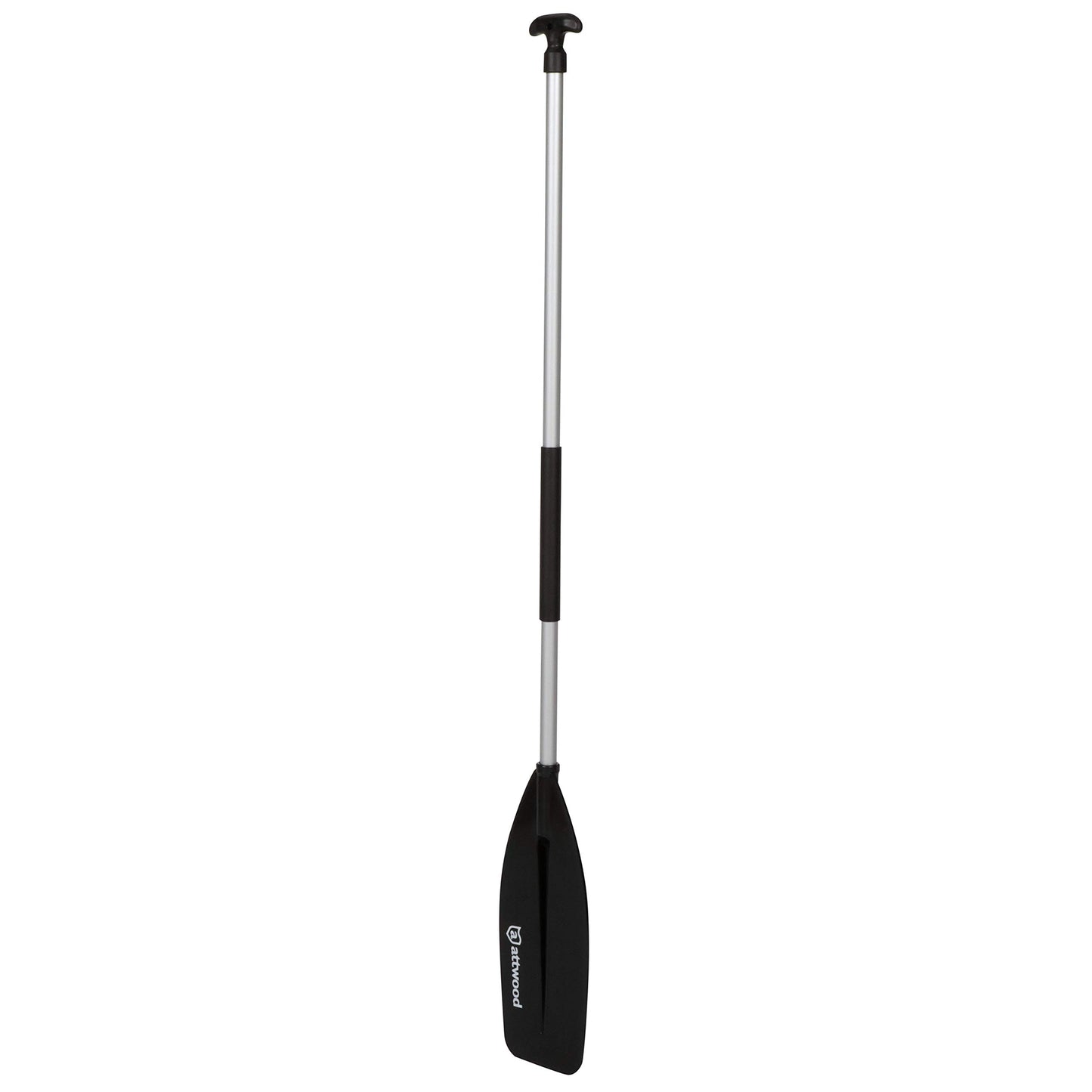 Attwood 11765-1 Canoe Paddle, Aluminum and Plastic, 5-Feet Long, Black Blade, Ergonomic Grip