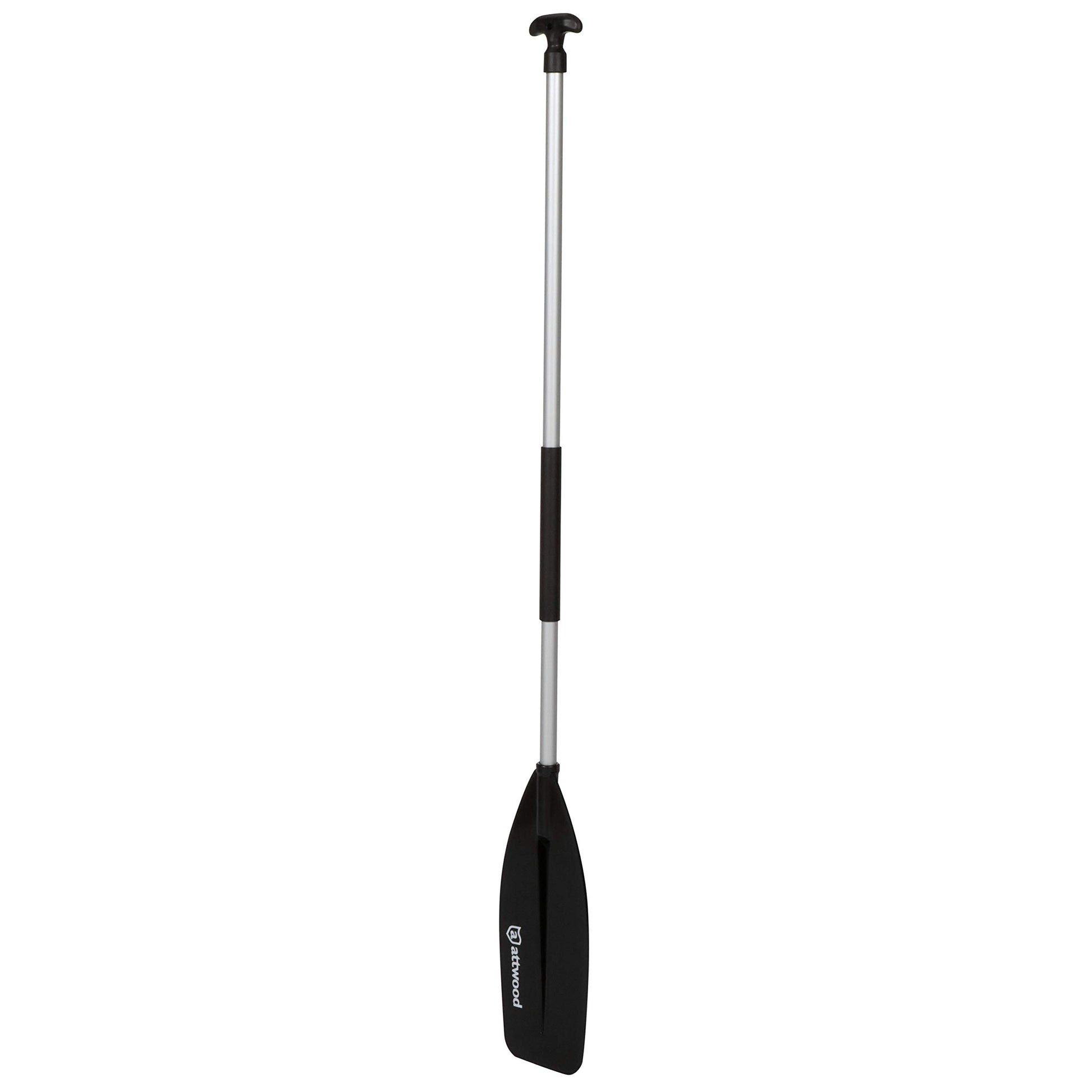Attwood 11765-1 Canoe Paddle, Aluminum and Plastic, 5-Feet Long, Black Blade, Ergonomic Grip