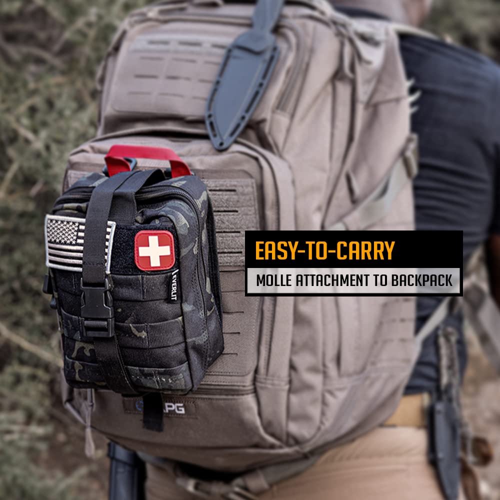EVERLIT 250 Pcs Survival First Aid Kit