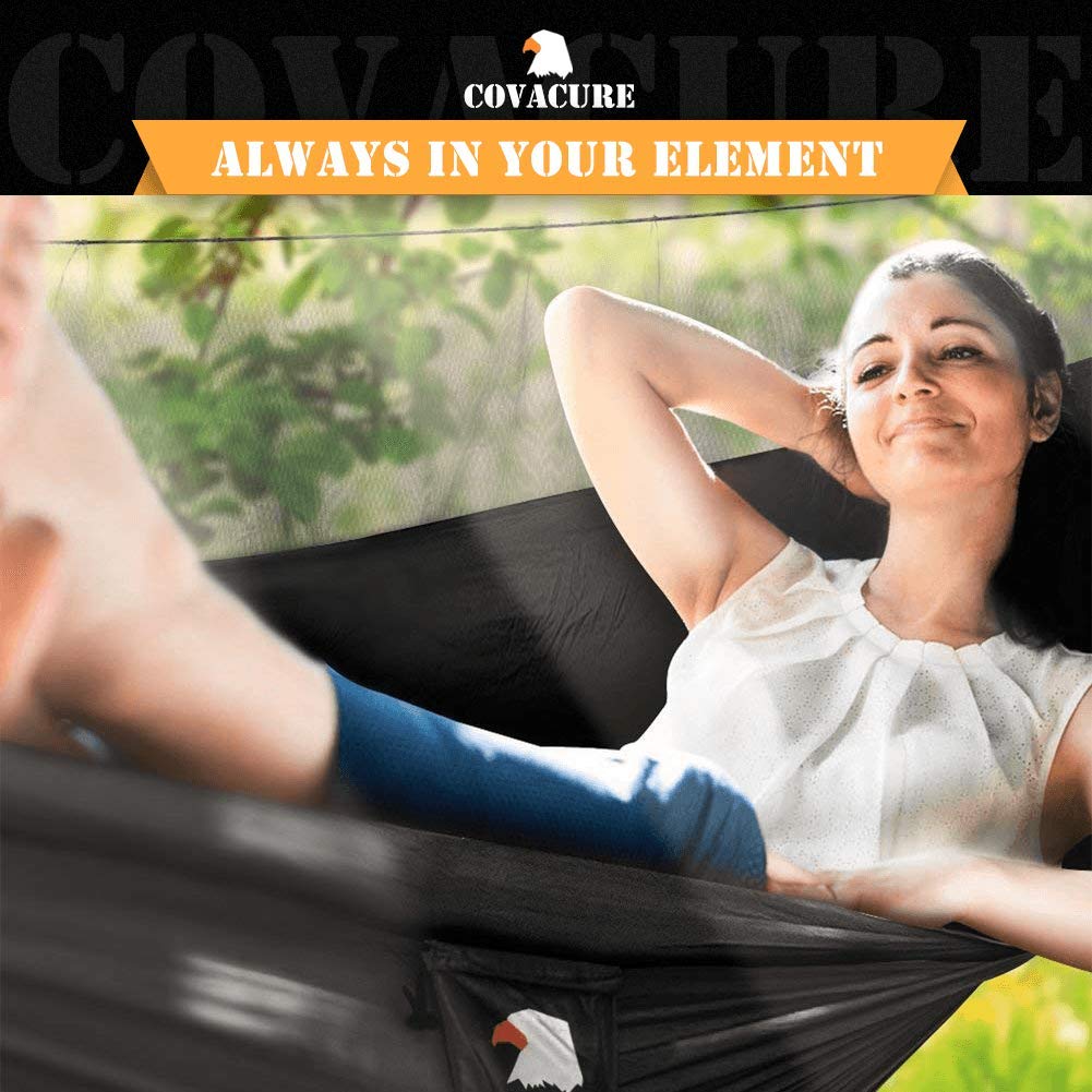 Covacure Camping Hammock - Lightweight Double Hammock, Hold Up to 772lbs, Portable Hammocks for