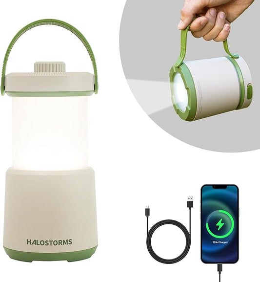 LED Camping Lantern Rechargeable, 800LM, 230Hours Runtime, 5 Modes Camping Light with Red Light, IPX4 Waterproof Lantern Flashlight for Hurricane,Emergency,Power Outages,Home,Hiking