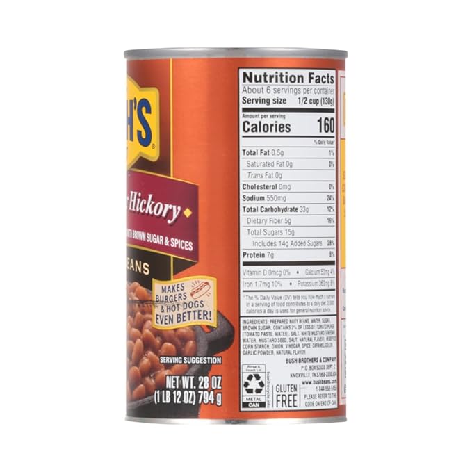 Bush's Best Baked Beans, Country Style Classics, 3 Country Style (28 Oz), 3 Brown Sugar Hickory (28 Oz), (Variety Pack)