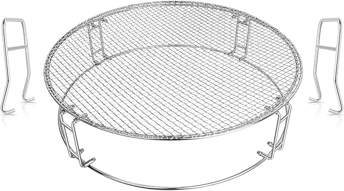 Fire Pit Cooking Grate for Solo Stove Bonfire 19.5 Inch, 304 Stainless Steel Grill Grate Accessory with Removal Tools for Bonfire Stove 19.5" for Outdoor Fire Pits and Camping Accessories