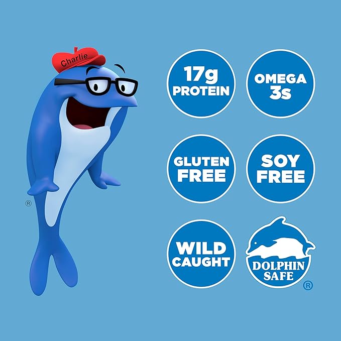 StarKist Chunk Light Tuna in Sunflower Oil, 2.6 oz Pouch (24 Pack) Ready to Eat Wild Caught Tuna, 17g Protein, 140 Calories Per Serving, Gluten Free, Soy Free, Kosher, Perfect for Meals and Snacks
