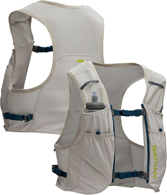 Nathan Pinnacle Featherlite 1.5L Hydration Vest for Running ??Ultra-Lightweight, Compression-Fit with Hydrapak Soft Flask
