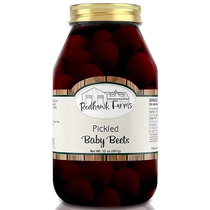 Redhawk Farms Pickled Baby Beets - Made in Amish Country - All Natural