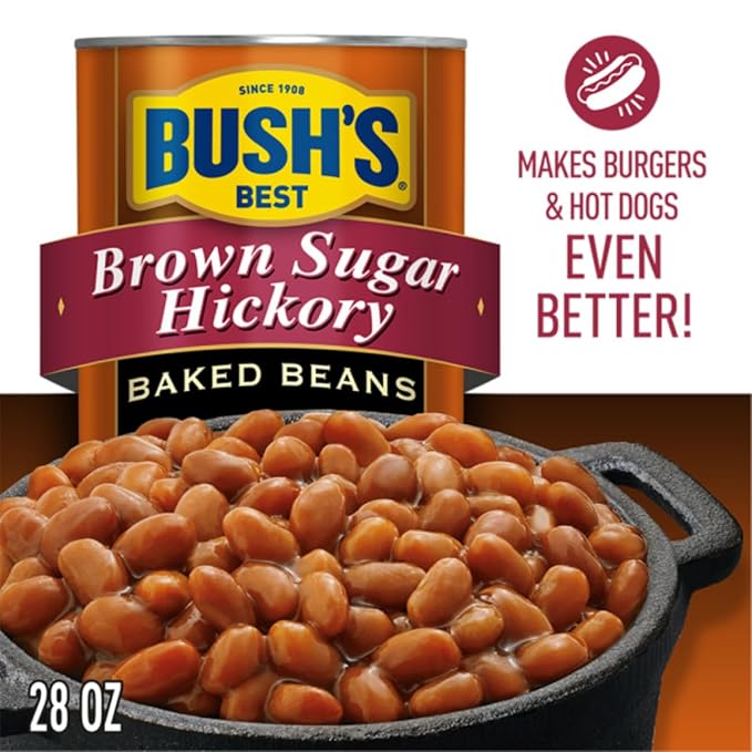 Bush's Best Baked Beans, Sweet Country Maple, 1 Maple Cured Bacon (28oz), 1 Country Style (28oz), 1 Brown Sugar Hickory (28oz), (Variety Pack)