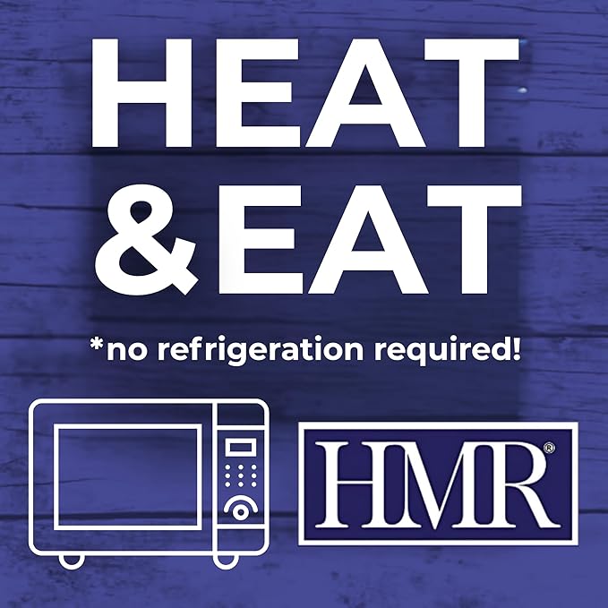 HMR Creamy Mac and Cheese Entrée | Pre-packaged Lunch or Dinner to Support Weight Loss | Ready to Eat | Vegetarian | 10g of Protein | Low Calorie Food | 8oz Serving per Meal | Pack of 6