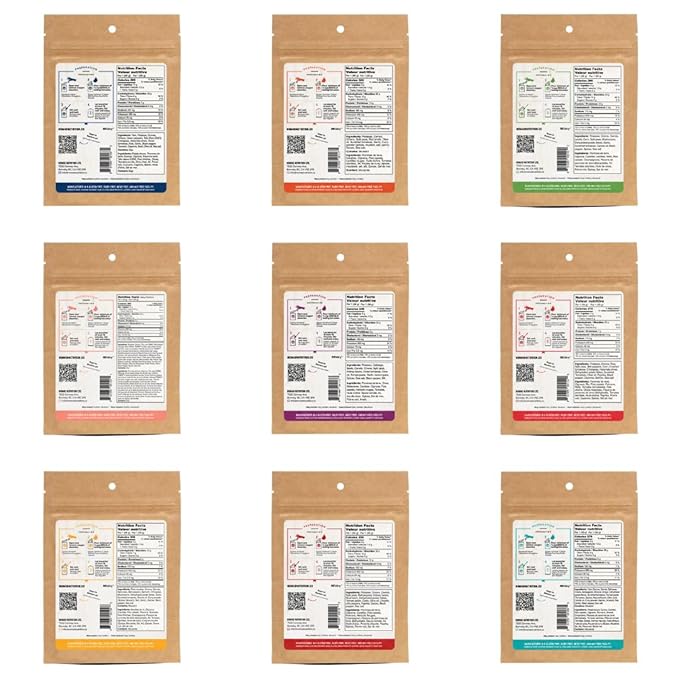 Nomad Nutrition Sampler Pack | 9 Freeze-Dried Meals: Hungarian Goulash, Shepherd?™s Pie, Kathmandu Curry, Lentil Stew & More | Plant-Based, Non-GMO, High Protein | Add Boiling Water | 56g (Pack of 9)