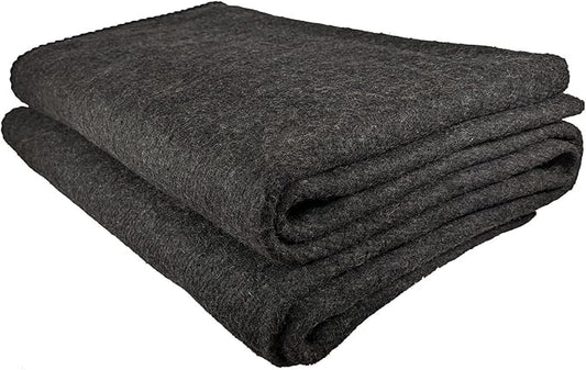 EPG Extra Large Wool Blanket with Zippered Bag | Warm, Comfortable, Stylish, Military | XL Queen/King - 72 x 92 in, 80% Wool, 5.35 lbs | Camping, Outdoor, Bedding, Emergency, Survival, Cabin, RV