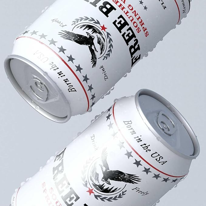 Free Bird, Southern Spring Water, 12-Pack (19.2oz Tallboy Cans) ??Crisp & Clean Blue Ridge Mountain Water, Naturally Sourced