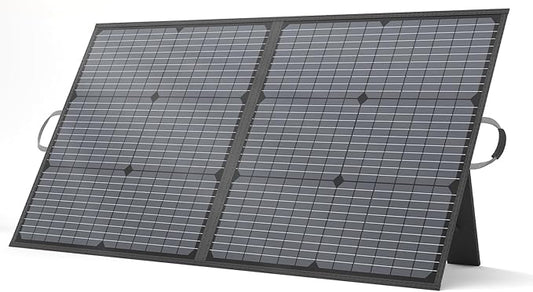 110W Portable Solar Panel, IP67 Waterproof Foldable 110 Watt Solar Charger, High 23.5% Efficiency for Outdoor Camping, Portable Power Station, RV