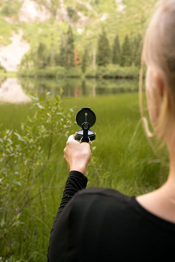 Coghlan’s Outdoor Compasses – Lightweight, Durable Navigation Tools for Hiking, Camping, Orienteering & Survival with Map, Wrist, Lensatic, LED, and Carabiner Options