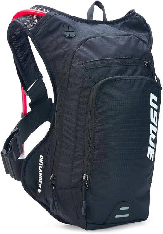 USWE Outlander Hydration Pack with Water Bladder, Hydration Backpack - Backpack for Cycling, MTB, Trail Running & More