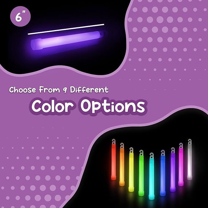 Windy City Novelties - 25 Pack - 6??Premium Glow Sticks