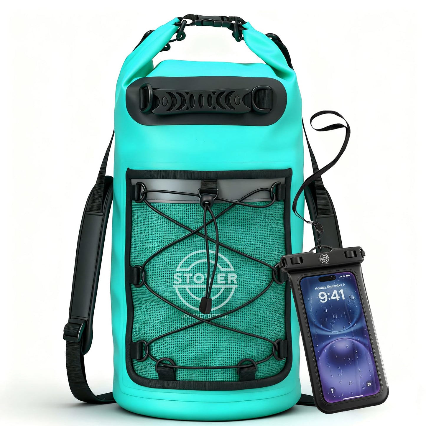 STOVER 5/10/25/30/40L Waterproof Dry Backpack & Phone Case- Large Floating Dry Bag for Kayaking