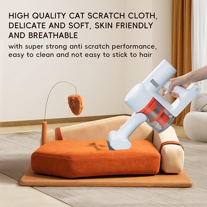 Auto Care Cat Sofa Bed, Solid Wood cat Sofa. Inspired by The Geometric Impressionist Painter Mondrian, The Combination of Building Block Gameplay Provides Cats with a Comfortable Experience (Iceberg)