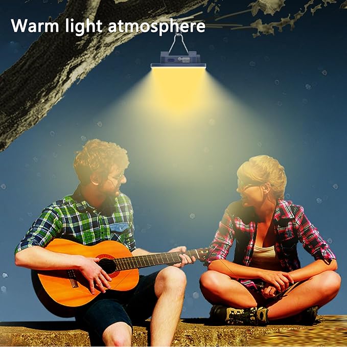 Rechargeable Camping Light TeiNewBy 4000LM 16500mAh up to 10-60 Hours Running, 5 Light Modes,LED Camping Lantern Portable,Magnetic Base for Hurricane Emergency, Outdoor, Hiking, Home and Car(80W)