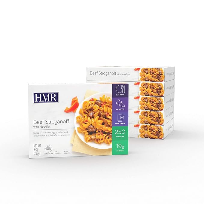 HMR Stroganoff Risotto Entree Combo Pack, 12 Servings, Creates 6 Hearty Meals
