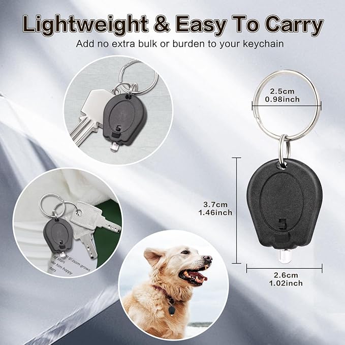 12 Pack Mini UV LED Keychain Flashlight, 395nm Ultra Violet Flashlight, UV Keychain Flashlight, Keychain Light Black Light for Detections