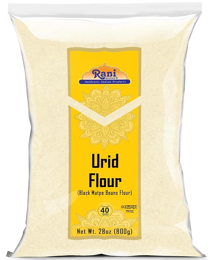 Rani Urid/Urad Flour (Black Matpe Beans Flour) 28oz (1.75lbs) 800g ~ All Natural | Vegan | Gluten Friendly | NON-GMO | Kosher | Indian Origin