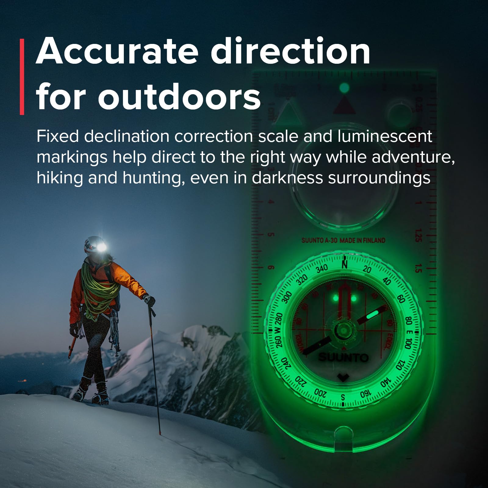 SUUNTO A-30 NH USGS Compass, SS012100013