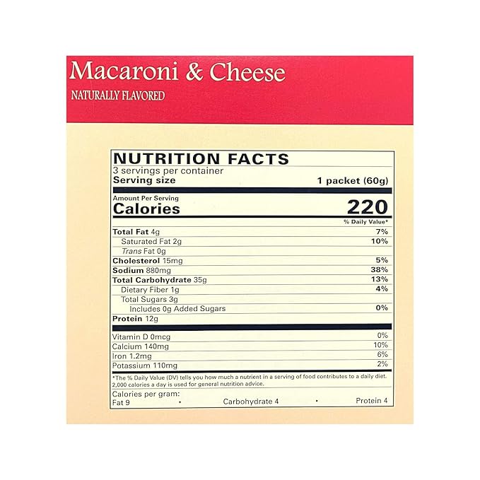 Nutmeg State Nutrition ??High Protein Entree, Low Calorie, Bariatric Diet Friendly, Ideal Protein Compatible, 3 Servings Per Box (Macaroni and Cheese)