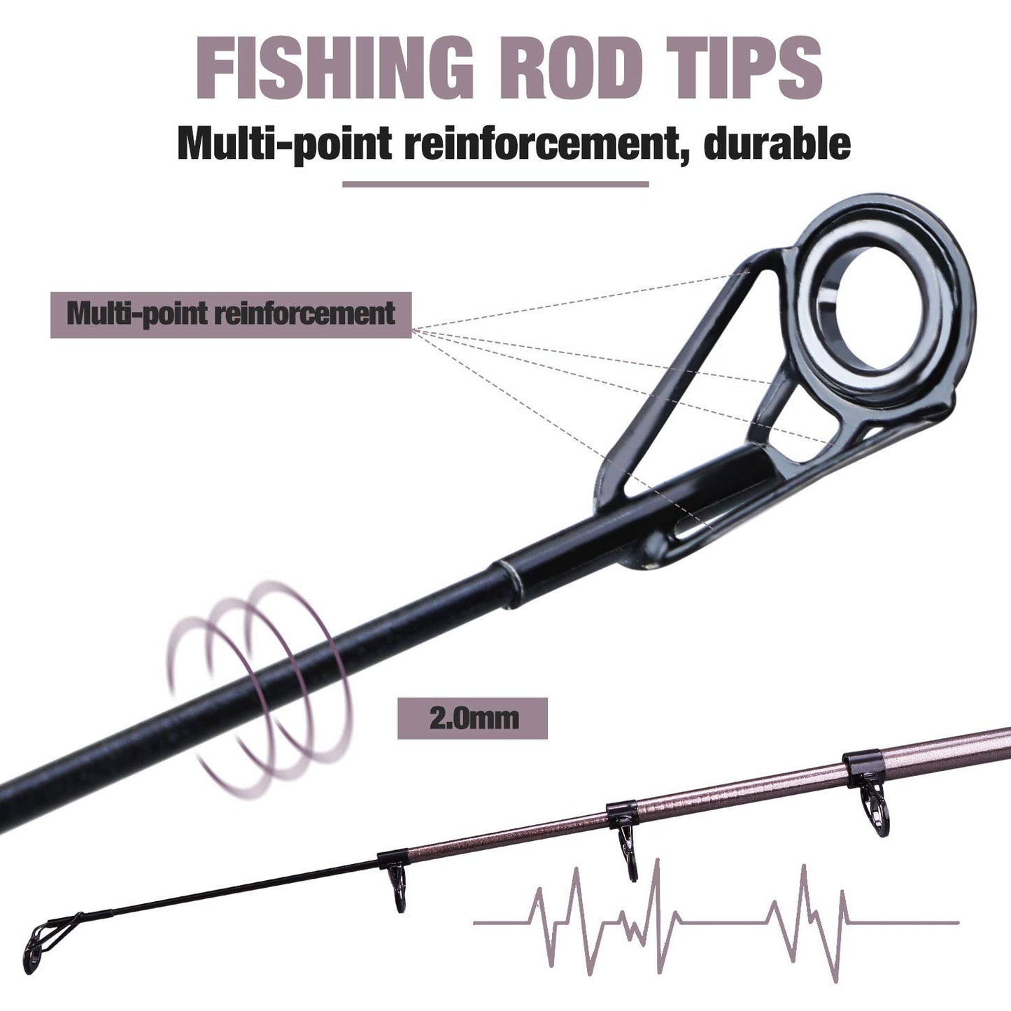 Sougayilang Fishing Rod Telescopic Fishing Rod Portable- 24 Ton Carbon Fiber,CNC Machined Reel
