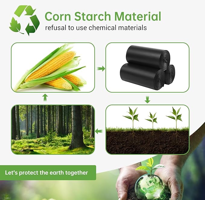 Portable Toilet Replacement Bags, 50 Count, 8 Gallon Capacity, Compostable, Leak-Proof, Durable, Versatile, and Compatible