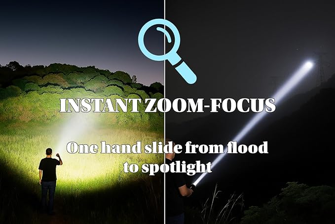 Guardian LTE Tactical Flashlight, 500 Lumens, Zoom?‘Focus, Water?‘Resistant IPX5, 5 Modes (High/Med/Low/Strobe/SOS), Dual?‘Power: 3×AAA (Included) or Rechargeable, Type III Aluminum, 5.5" Compact