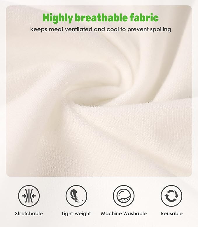 Elk Game Bags 5 Pack, Essential Hunting Gear & Accessories, Field Dressing Quarter Meat Bag, Medium to Large Wild Hunting Gear Bag for Elk, Deer, Caribou,and Moose