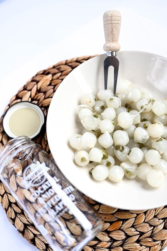 Sanniti Cocktail Onions Stuffed with Jalapenos, 16 oz (Pack of 2)
