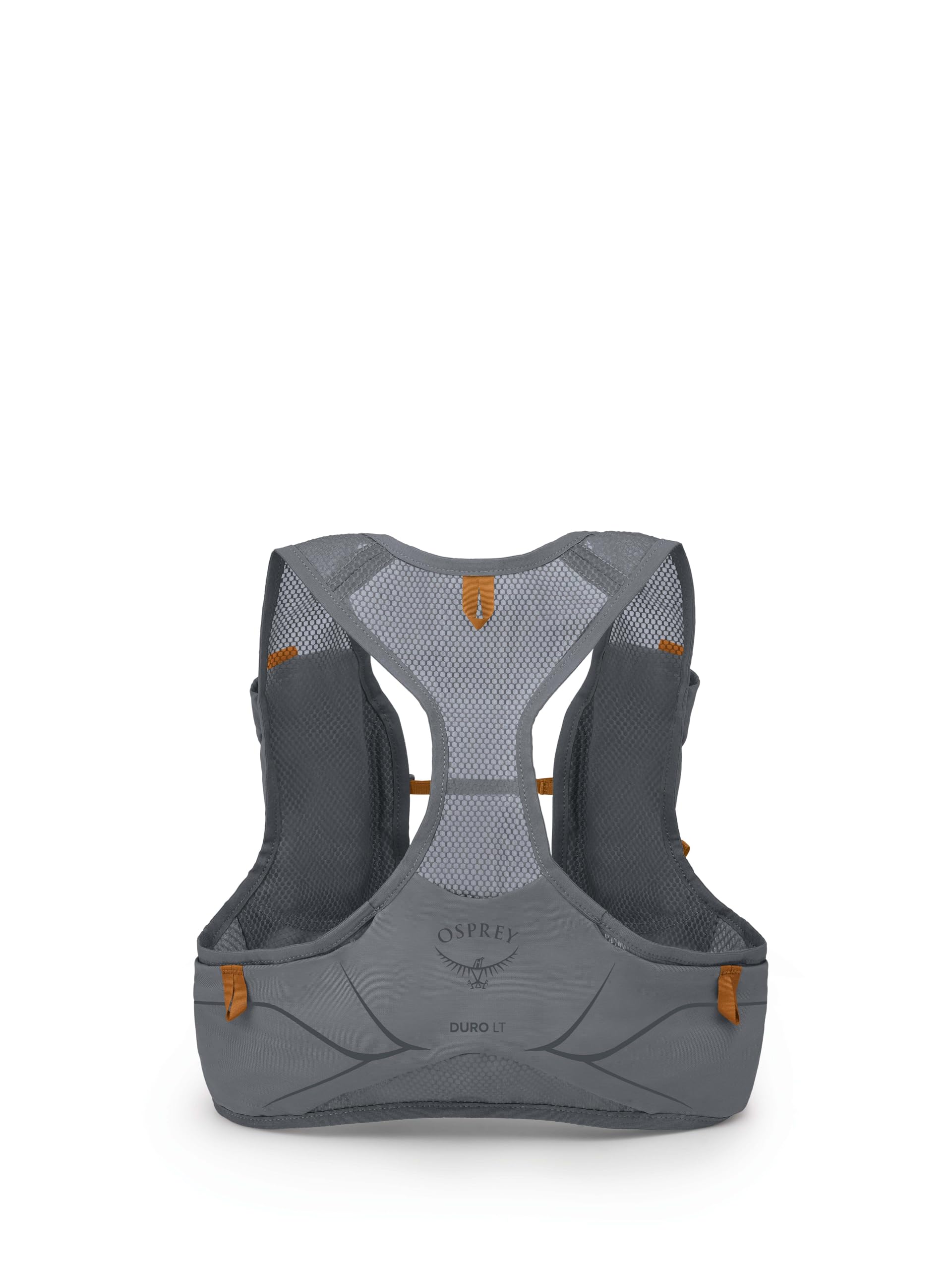 Osprey Duro LT Men's Running Hydration Vest with Hydraulics Soft Flasks, Phantom Grey/Toffee