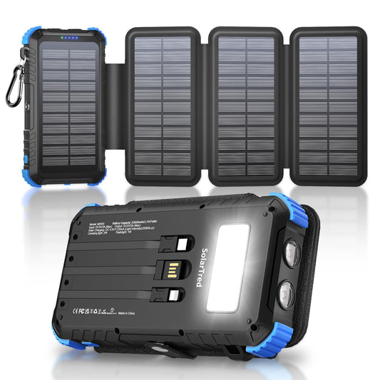 SolarTred Portable Power Bank - 20000mAh, Solar - product view 1