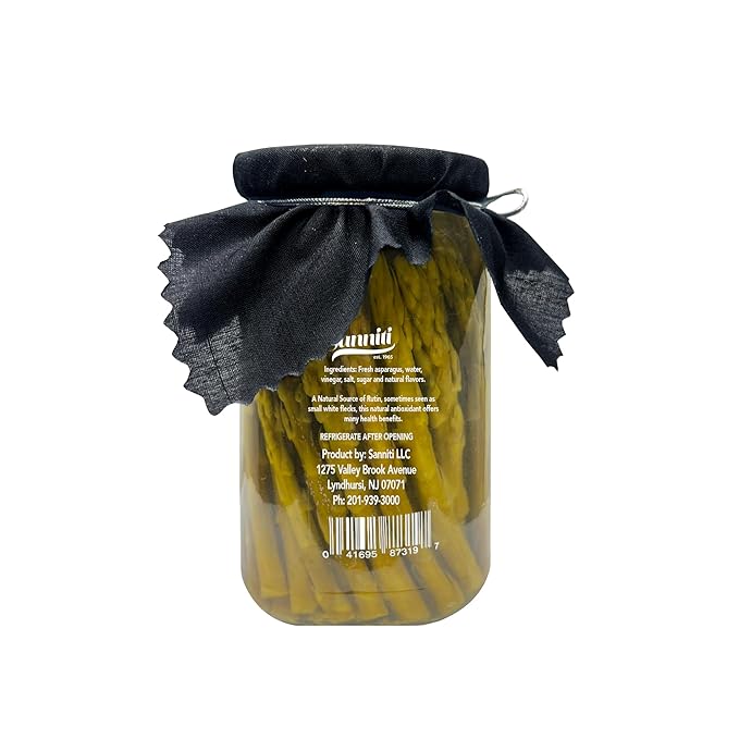 Sanniti Premium Pickled Asparagus, 16.5 oz (Pack of 2)