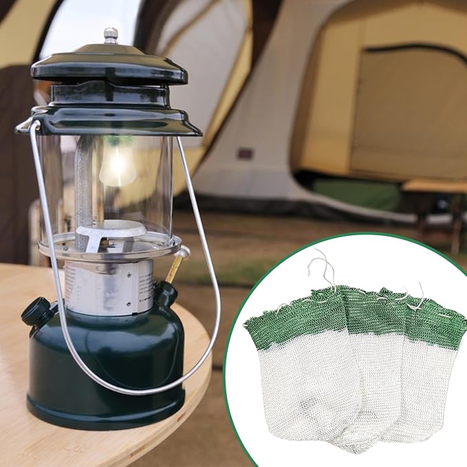 10 Pack U-Shaped Lantern Mantles,Propane Lantern Mantle,Upgrade Camping Lamp Mantle,Gas Lamp Mantles Perfect for Outdoor Camping Fueled Lighting