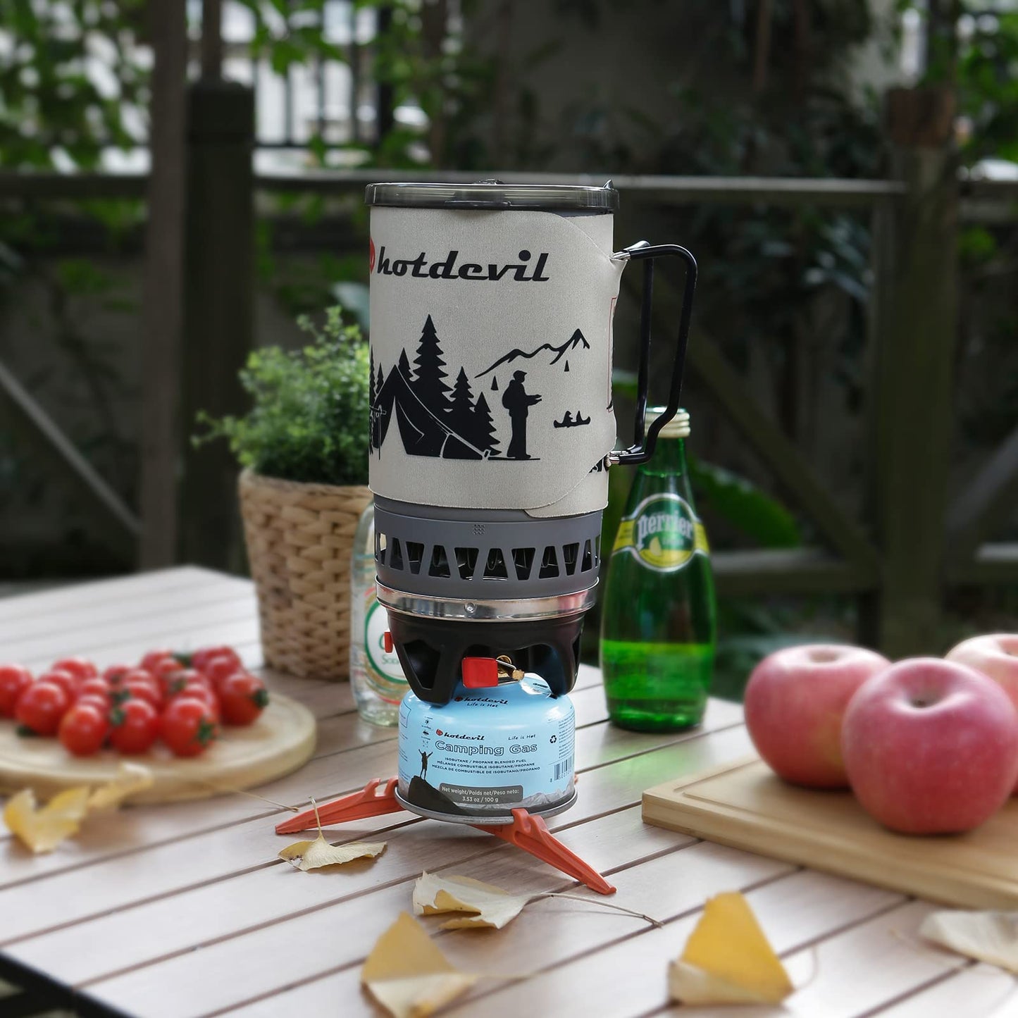 Hotdevil Camping Stove Fuel Butane Propane Blend Isobutane Fuel Canister Camping Fuel Gas Canister