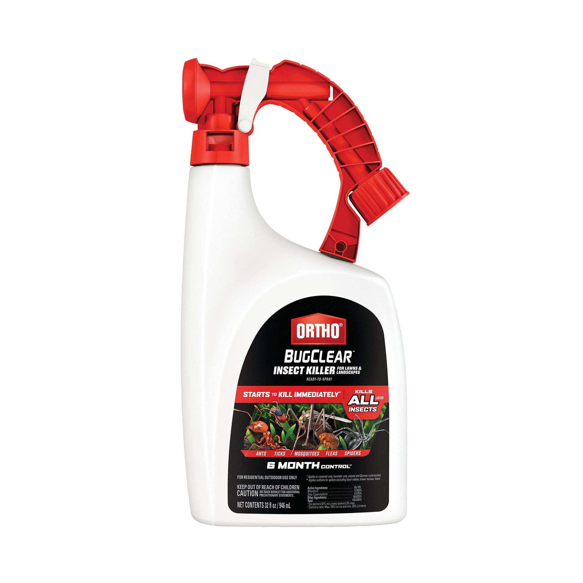 Ortho BugClear Insect Killer for Lawns & Landscapes Ready-to-Spray, 32 oz.