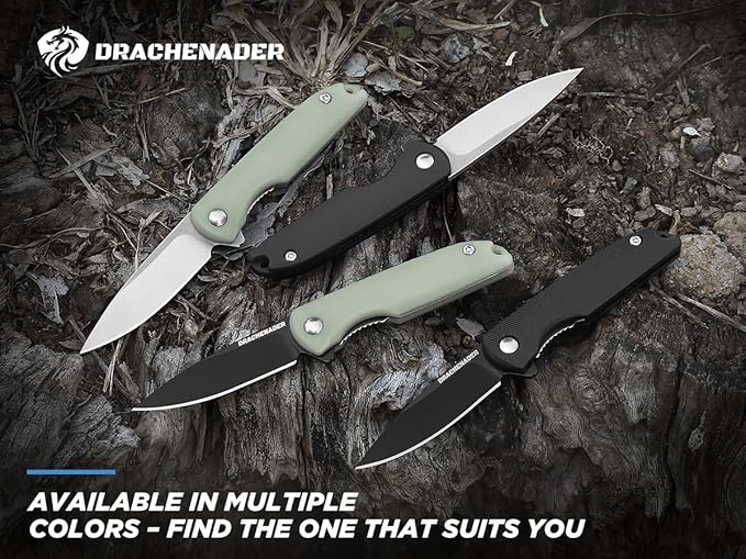 4-24/25" Mini Pocket Knife for Men and Women, Small Folding EDC Knife, 2.04" Silver Sharp Blade, ABS Handle, for Outdoors, Hiking, Camping, (Natural)