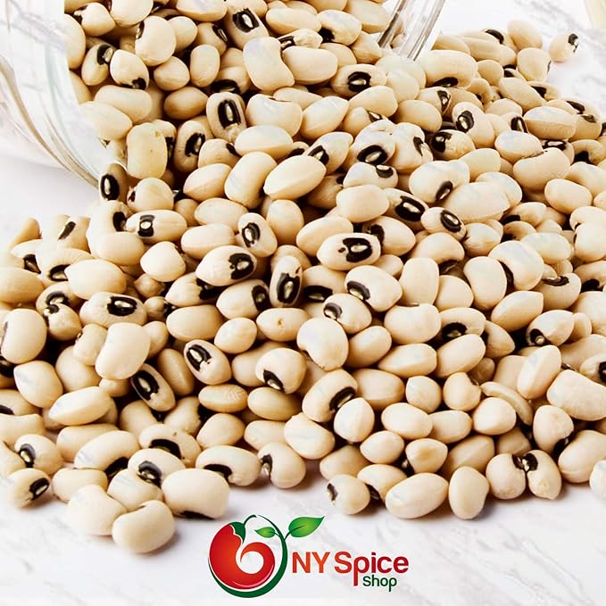 NY SPICE SHOP Black Eye Peas (Cowpeas) - 3 Pound Indian Whole Black Eyed Peas - Protein & Fiber Rich Lobiya - Black-Eyed Beans - Dry Black Eye Peas